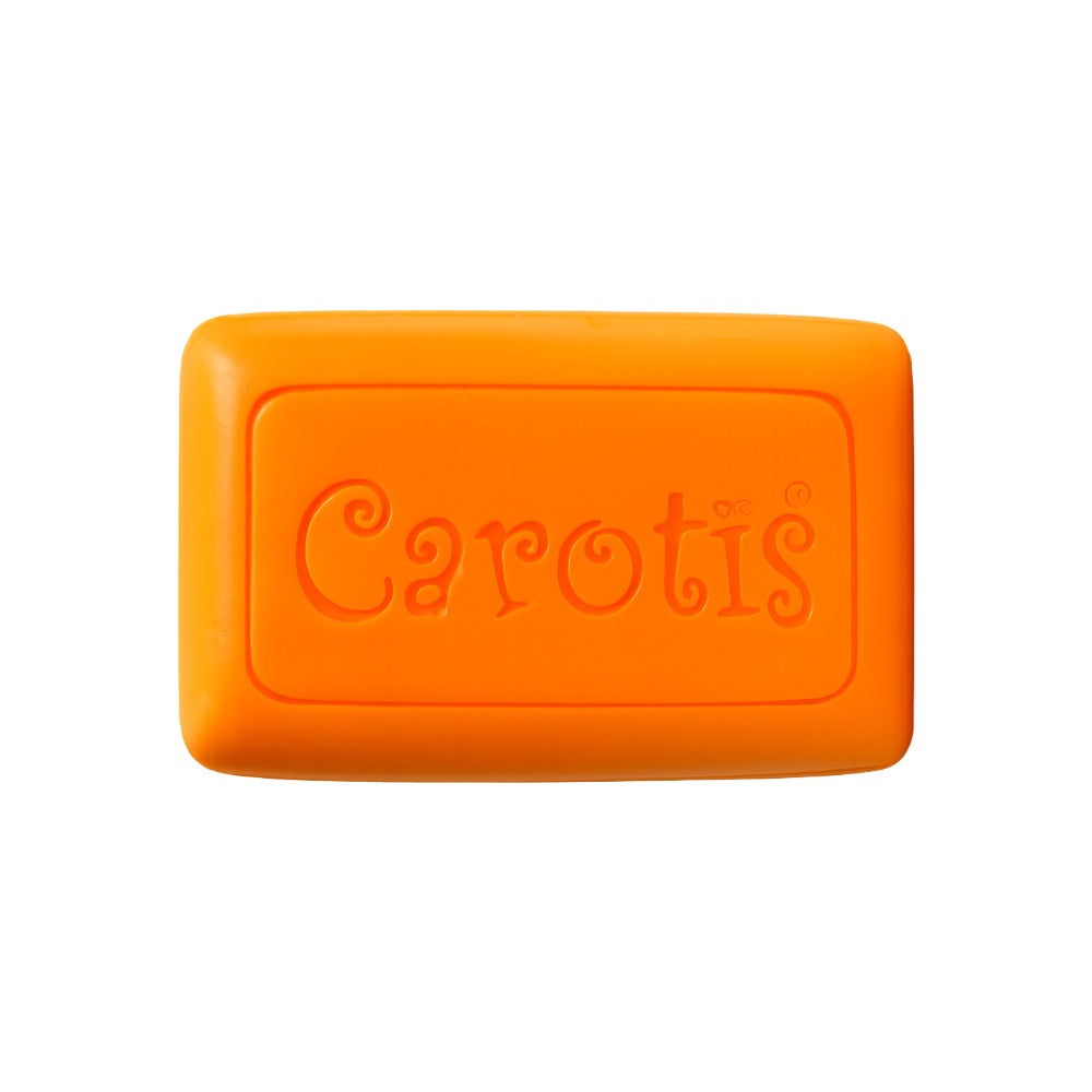 CAROTIS orange bar soap skin care product with moisturizing formula for daily gentle cleansing