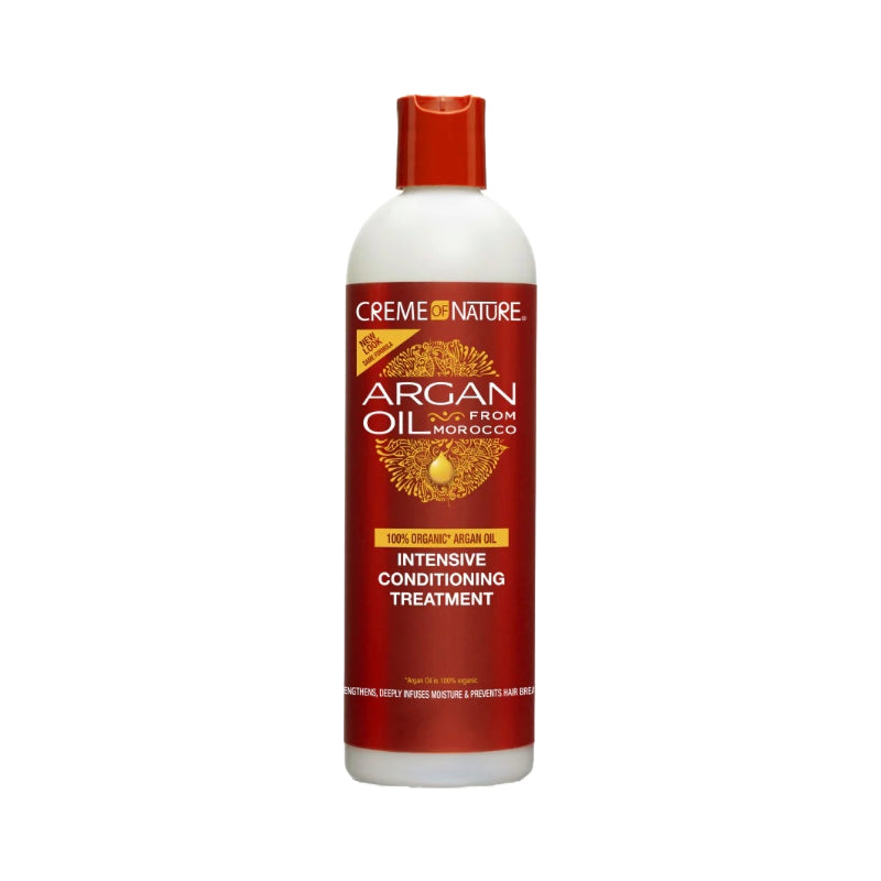 Creme of Nature Moroccan argan oil hair treatment 16 oz bottle for intensive conditioning and hydration