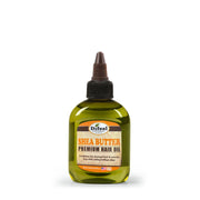 DIFEEL shea butter hair oil in green squeezable bottle with precision applicator tip for conditioning and shine