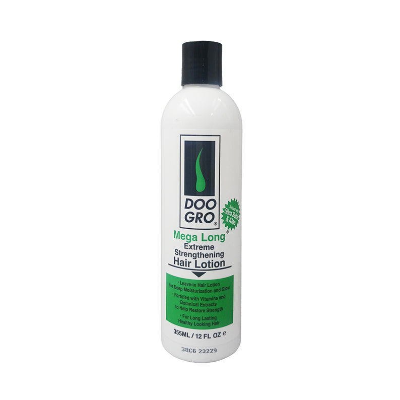 DOO GRO Mega Long white bottle extreme strengthening hair lotion for long healthy hair 12 fl oz
