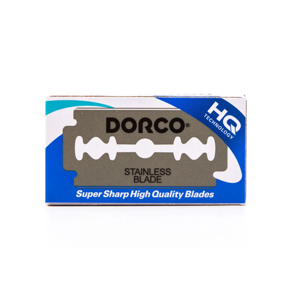 DORCO stainless steel razor blades box with super sharp high quality blades for shaving