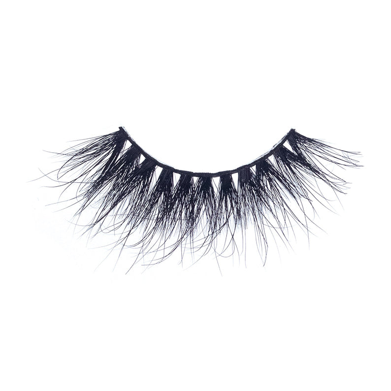 EBIN Duchess Mink Cat 3D lashes dramatic wispy black false eyelash strip with voluminous layered fibers for glam
