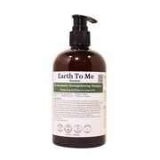 Earth To Me brown pump bottle rosemary hair strengthening shampoo with natural label 12 fl oz