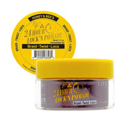 EBIN Honey and Bees 24 hour braid hold pomade yellow jar for braids twists and locs