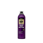 EBIN Wonder Lace Bond lace melt spray for wigs in purple bottle with vitamin E for long-lasting hold