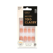 EBIN Mood Too Classy small nude press on nail set 30 acrylic like finish wedding cake press on nails