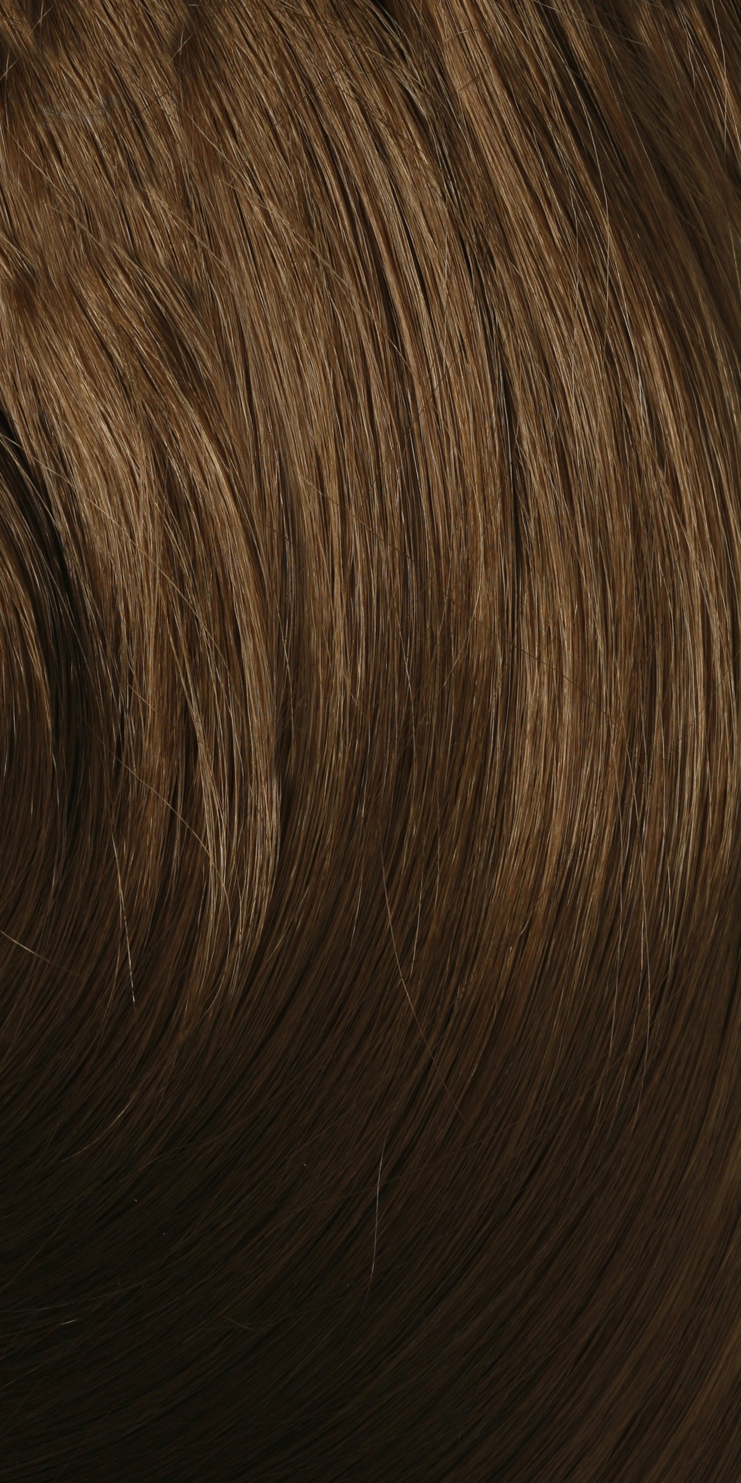 Close up smooth chestnut braid texture showing natural shine Freetress 3X Braid 301 hair extensions by SHAKE N GO