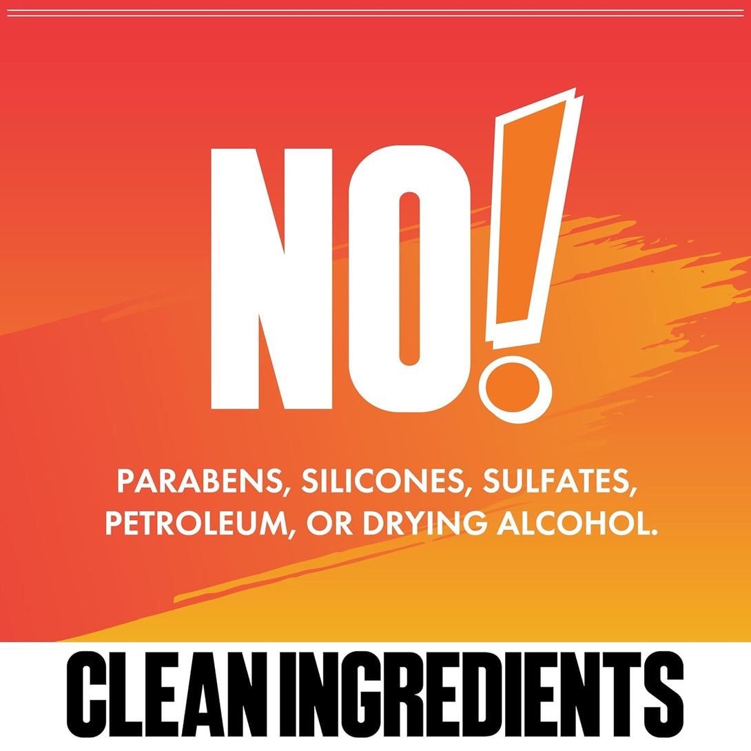 EBIN extreme hold braiding gel label stating no parabens silicones sulfates petroleum or drying alcohol and clean ingredients