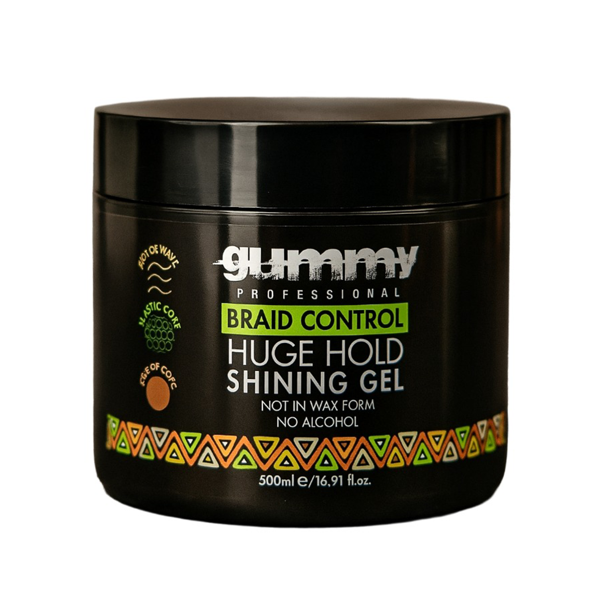 gummy Braid Control Huge Hold Shining Gel 16.9oz