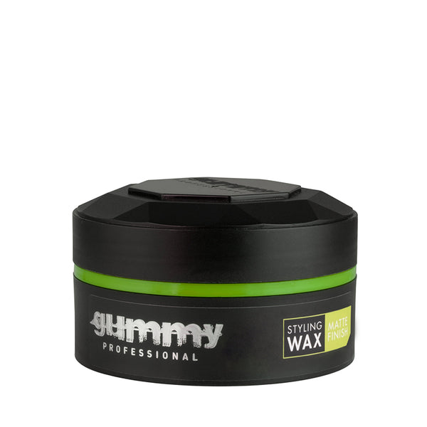 GUMMY Professional styling wax jar with green band for textured hold matte finish hair wax