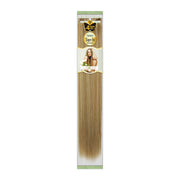 ROYAL IMEX 18 inch tape in hair extensions long straight light blonde strands in retail packaging