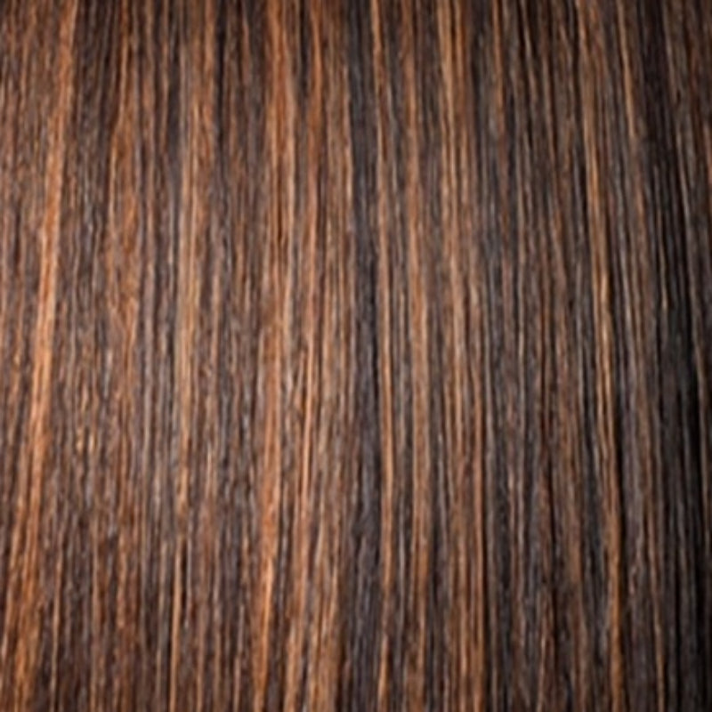 OUTRE braid hair with a blend of dark brown and auburn highlights for natural looking styles