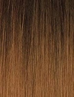 SENSATIONNEL instant up and down ponytail wig straight silky brown ombre hair for quick sleek styles