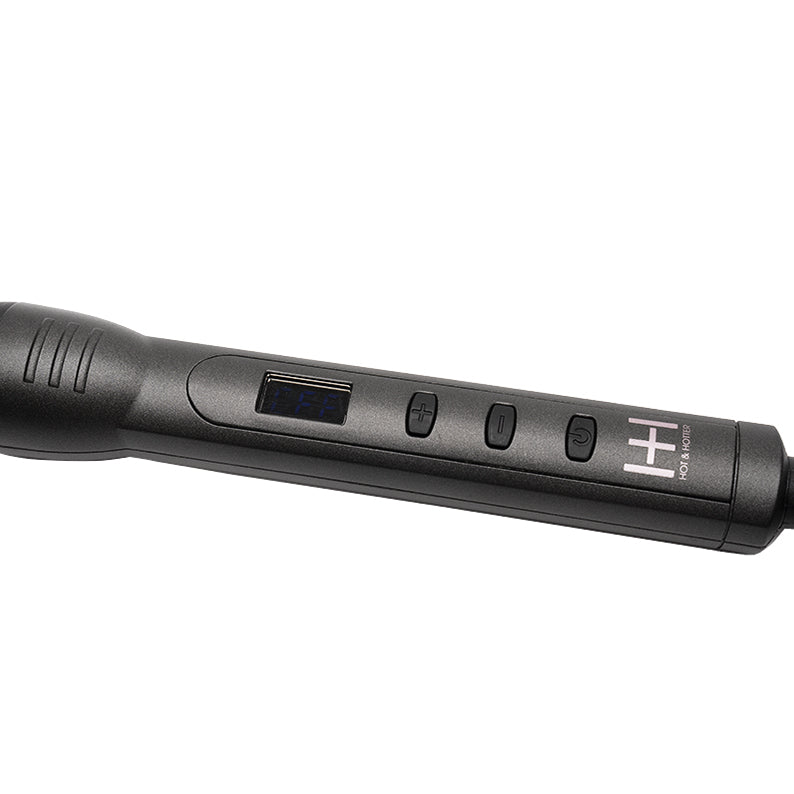 ANNIE digital ceramic pressing comb handle with LED display and temperature controls for hair styling