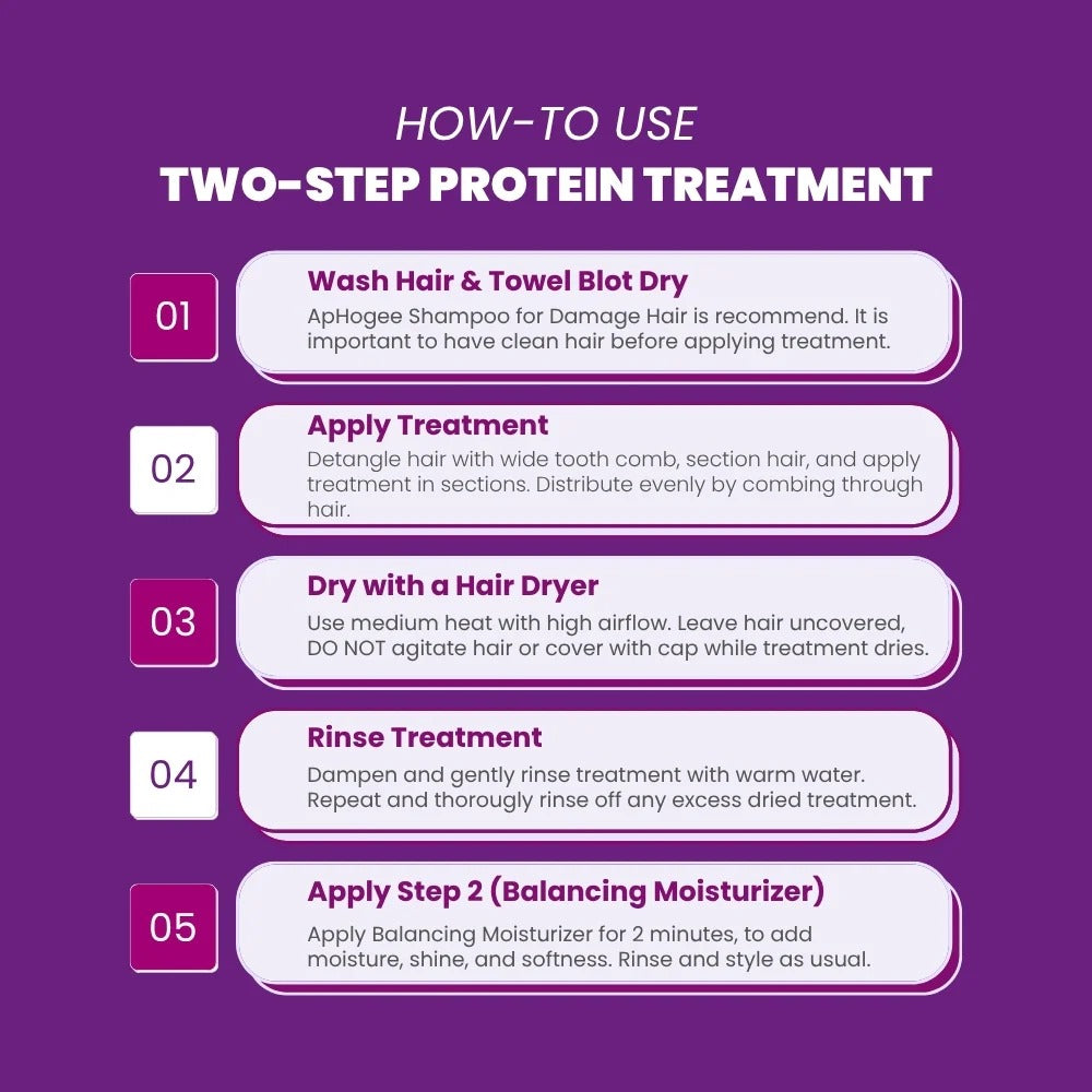 Traitement protéiné en deux étapes