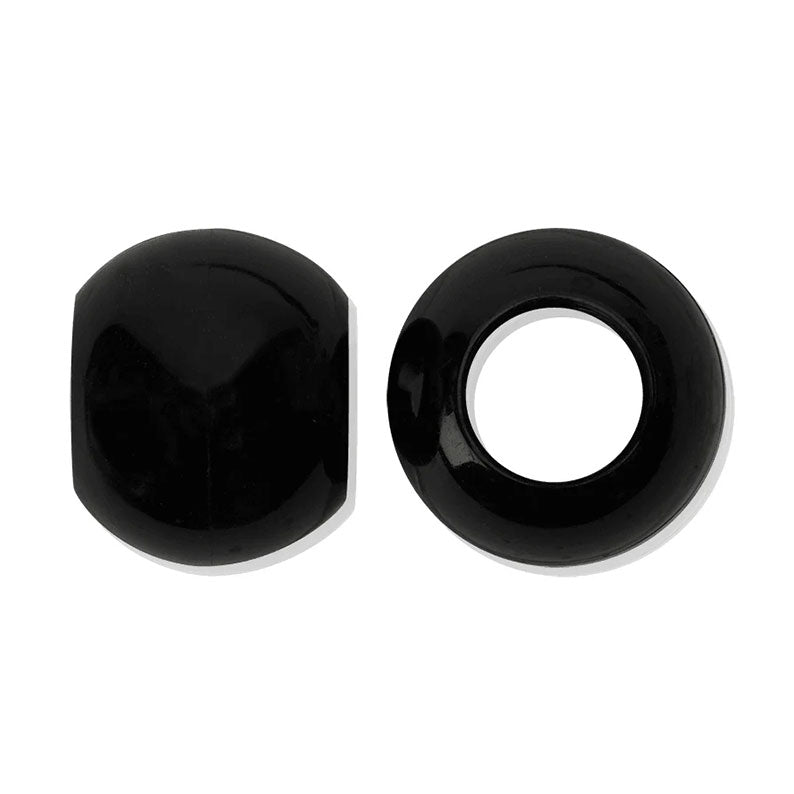 ANNIE xxl black hair beads glossy large round and barrel style beads for braids and extensions