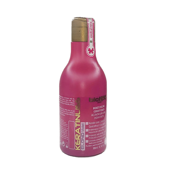 BIOTIPO pink bottle keratin conditioner for blonde hair moisturizing formula for color treated hair