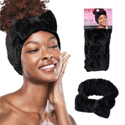 Plush Spa Head Band [Black] #HQ99