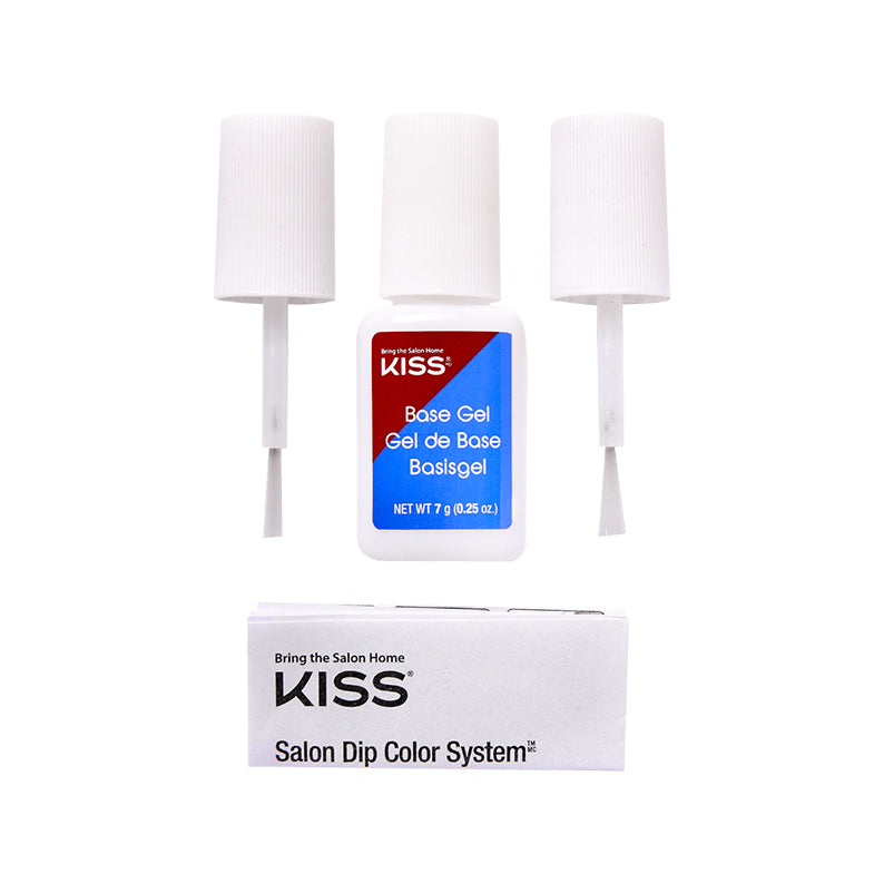IVY BEAUTY by KISS dip base gel for nails bottle with three white caps and salon dip system box