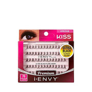 Kiss Ienvy 2X Volume Ultra Black lashes premium individual cluster pack by IVY BEAUTY by KISS