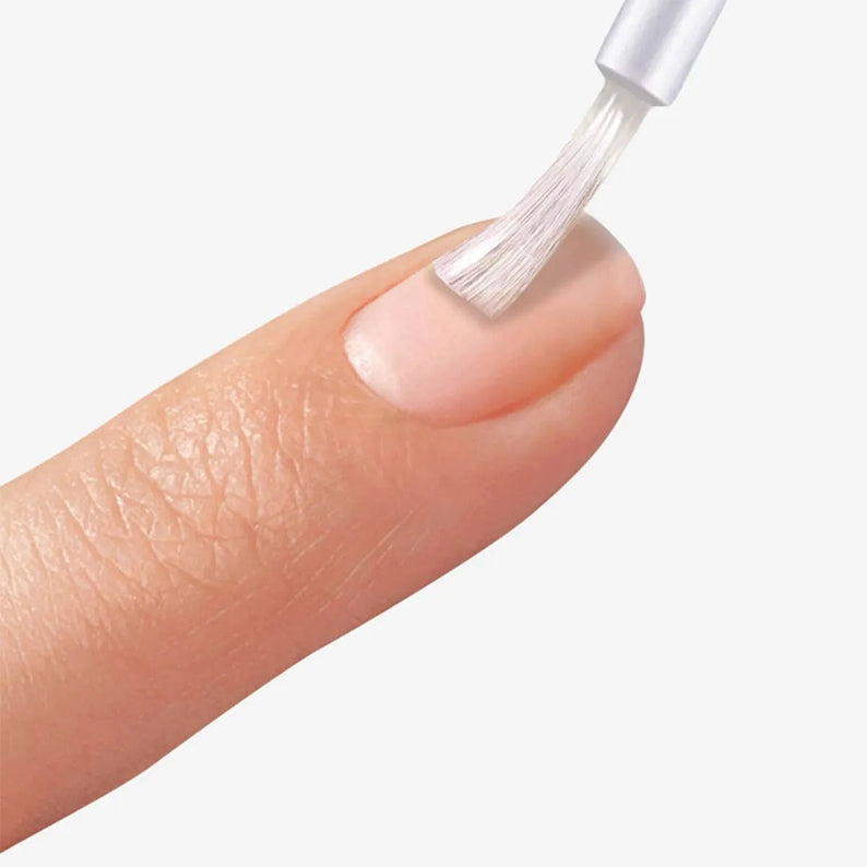KISS Salon Dip Activator brush applying clear activator to natural fingernail IVY BEAUTY by KISS