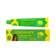 LEMVATE cream for skin LEMONVATE Brightening Cream tube and box with lemon graphic for normal oily skin