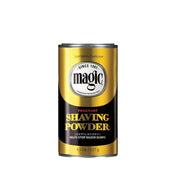 MAGIC fragrant shaving powder for sensitive skin gold and black tin 4.5 oz helps stop razor bumps