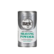 MAGIC skin conditioning shaving powder tin with aloe and vitamin E helps stop razor bumps 4.5 oz