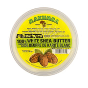 Makumba natural whipped shea butter in 16 oz container for skin care and moisturizing