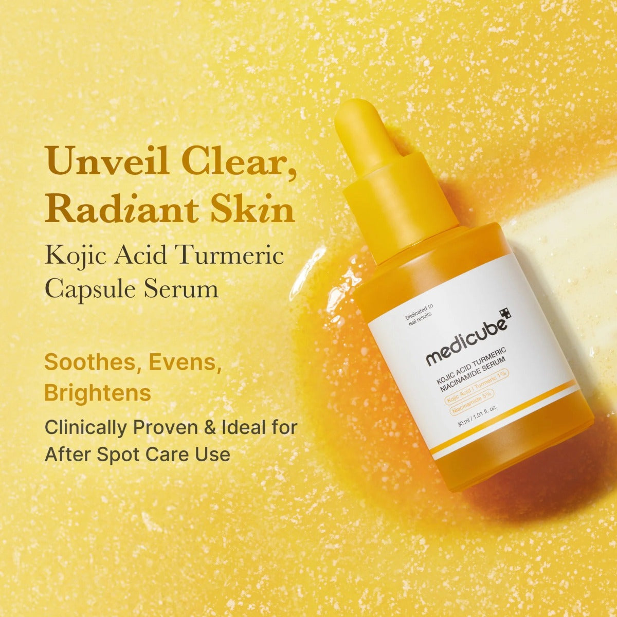 medicube Kojic Acid Turmeric Niacinamide Serum 1.01oz