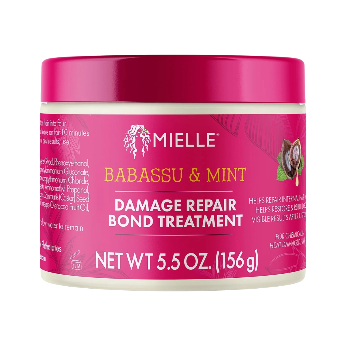 BABASSU &amp; MENTHE TRAITEMENT RÉPARATEUR DE DOMMAGES BOND 5,5 oz