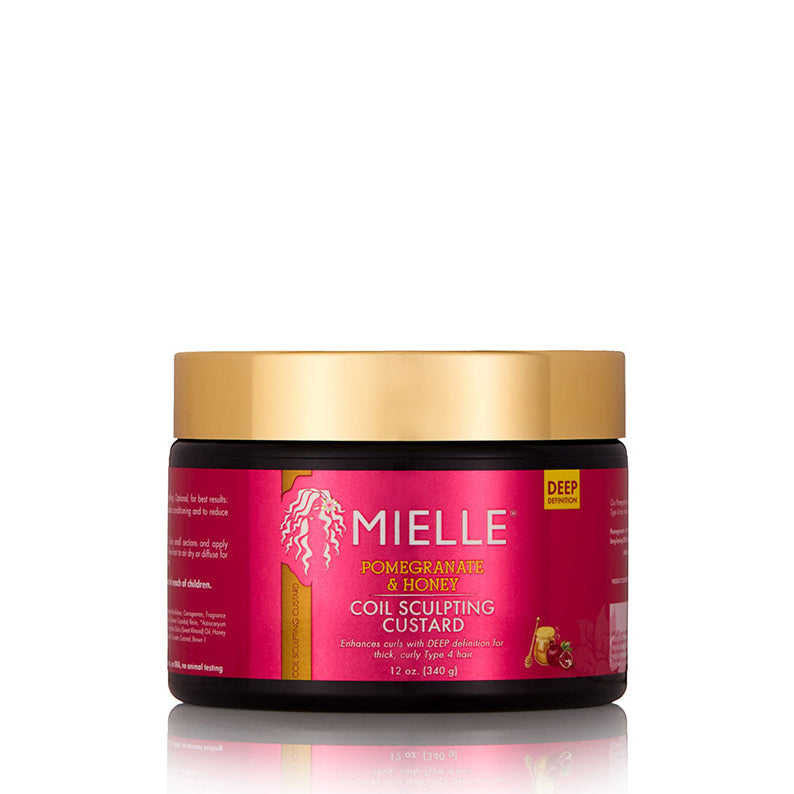 Mielle hair care pomegranate honey curling custard coil sculpting custard with deep definition