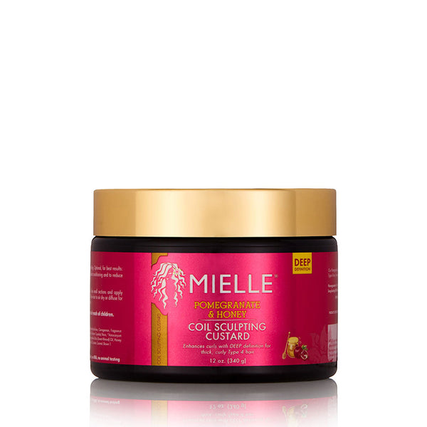 Mielle hair care pomegranate honey curling custard coil sculpting custard with deep definition