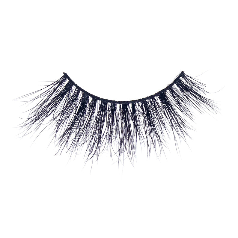 EBIN 3D mink lashes for dramatic eyes wispy voluminous black false lash strip for bold evening looks