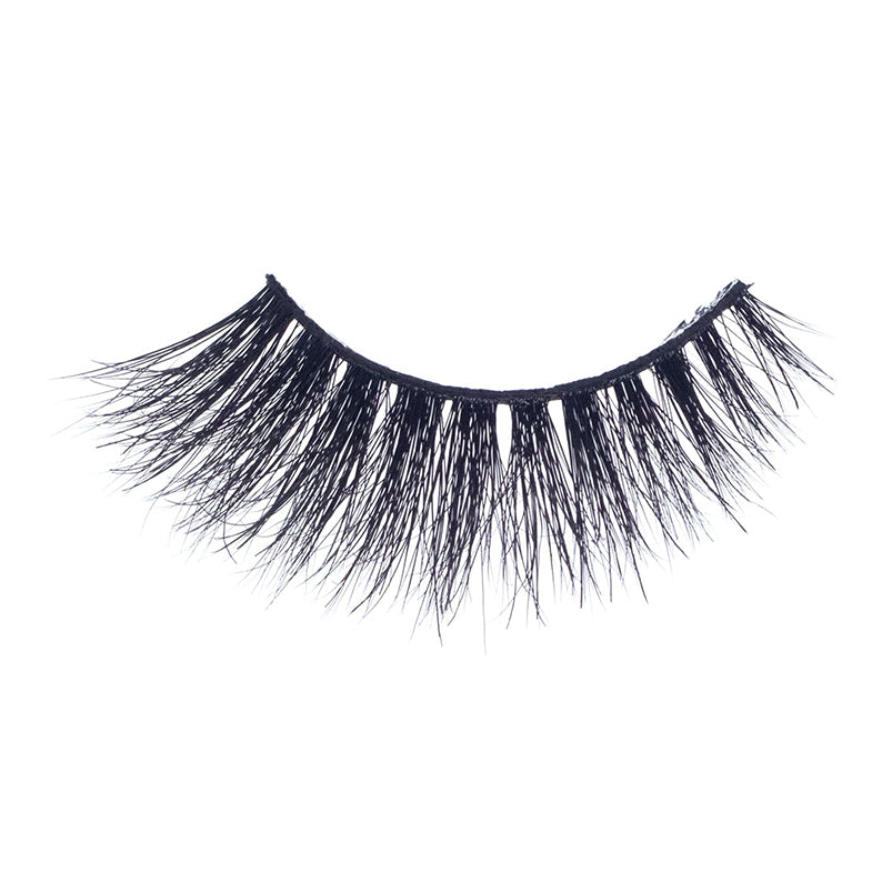 EBIN 3D mink lashes for dramatic look single black wispy false eyelash for bold evening makeup