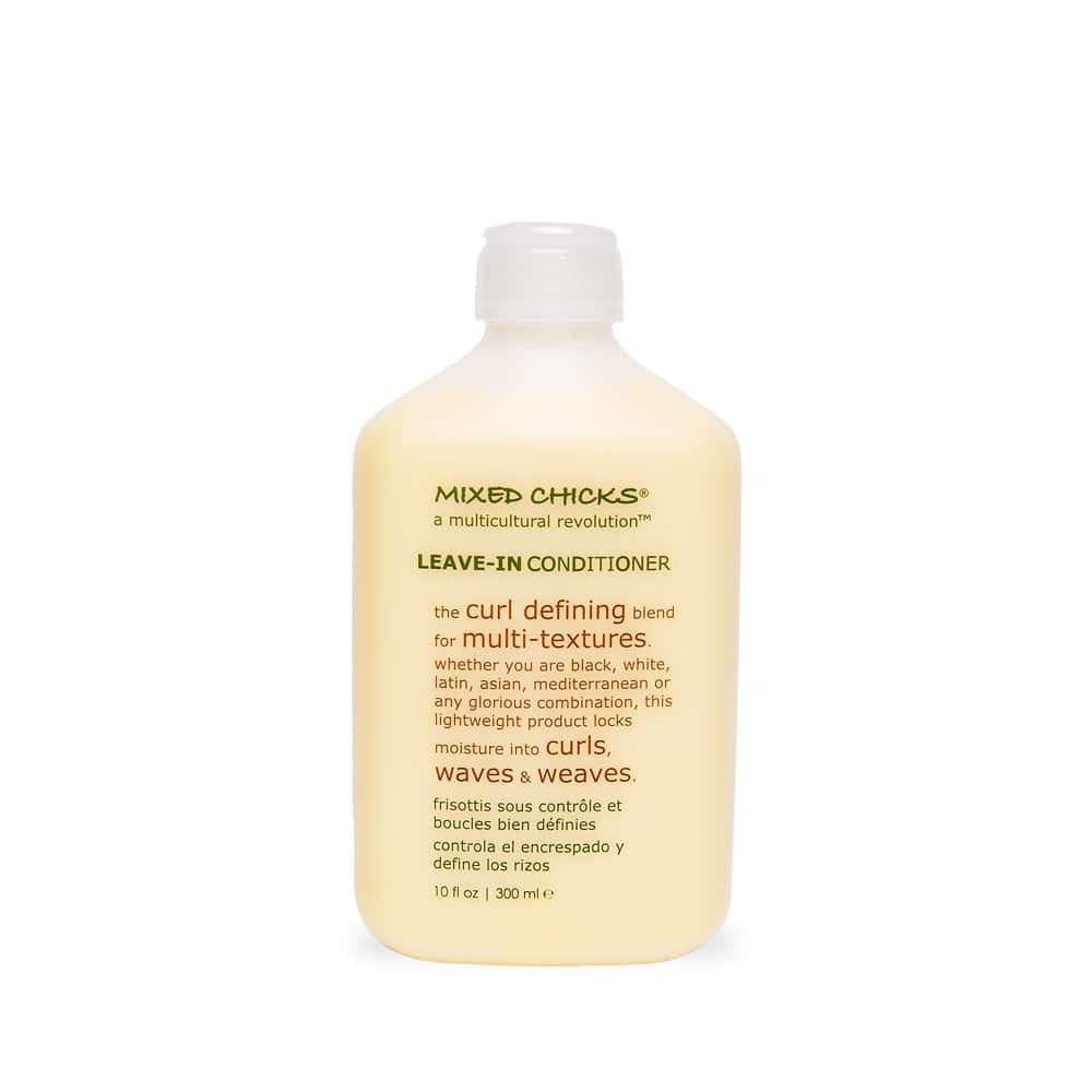 Mixed Chicks Leave-In Conditioner for Curly Hair, promoting defined curls and moisture retention.