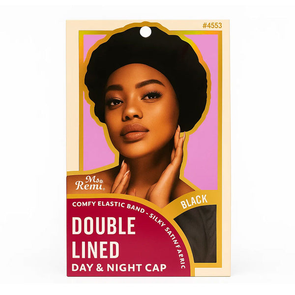 Double Lined Day & Night Cap [Black] #4553