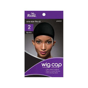 ANNIE black wig cap for women package with 2 pieces one size fits all Ms Remi