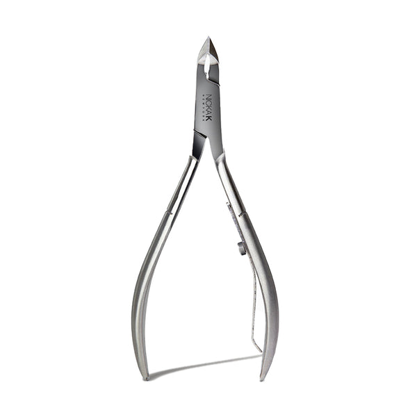 NICKA K stainless steel cuticle nipper full jaw with spring action for precise manicure control