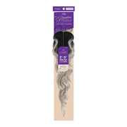 Pack violet lot brésilien avec fermeture en dentelle 2X5 corps naturel 18”
