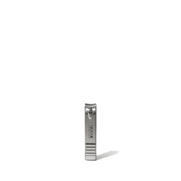 NICKA K small nail clipper in sleek stainless steel design for precise nail trimming