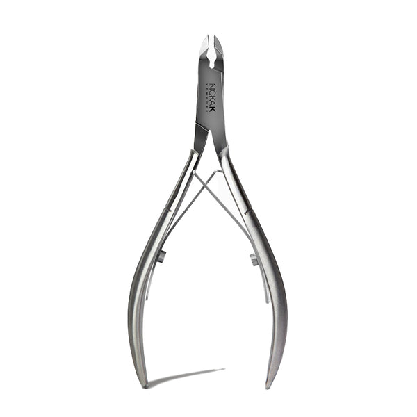 NICKA K stainless steel cuticle nipper double quarter jaw precision blades ergonomic handles professional manicure tool