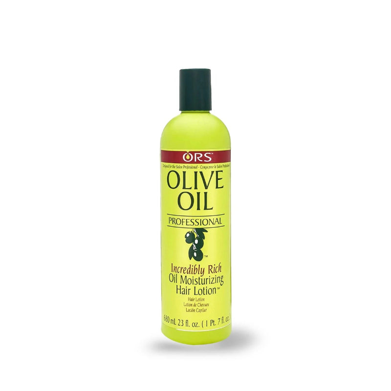 ORS Olive Oil Professional bottle of incredibly rich moisturizing olive oil hair lotion for dry hair