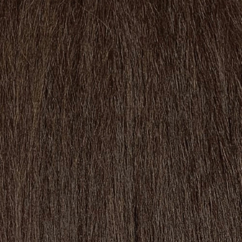 OUTRE 4A kinky curly clip in hair extensions in dark brown natural texture for added volume and length