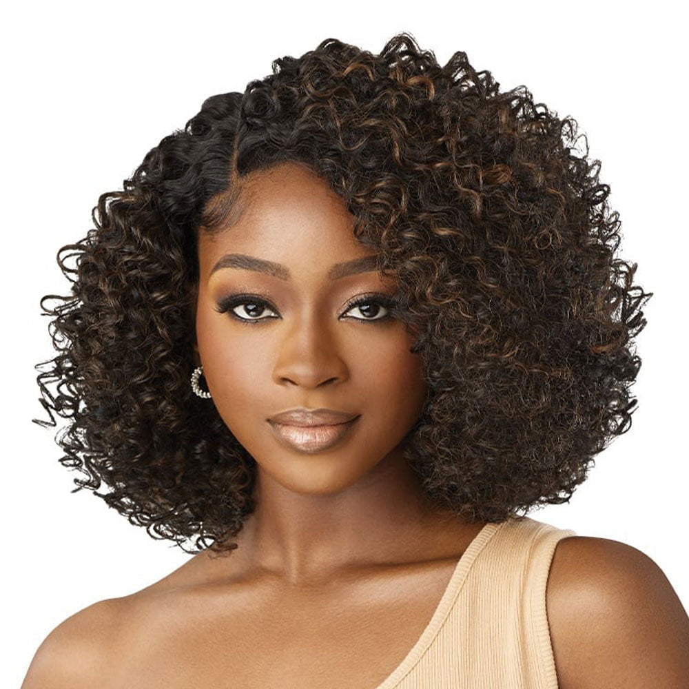 MELTED HAIRLINE Synthetic Hair Lace Front Wig JINEAN 12"