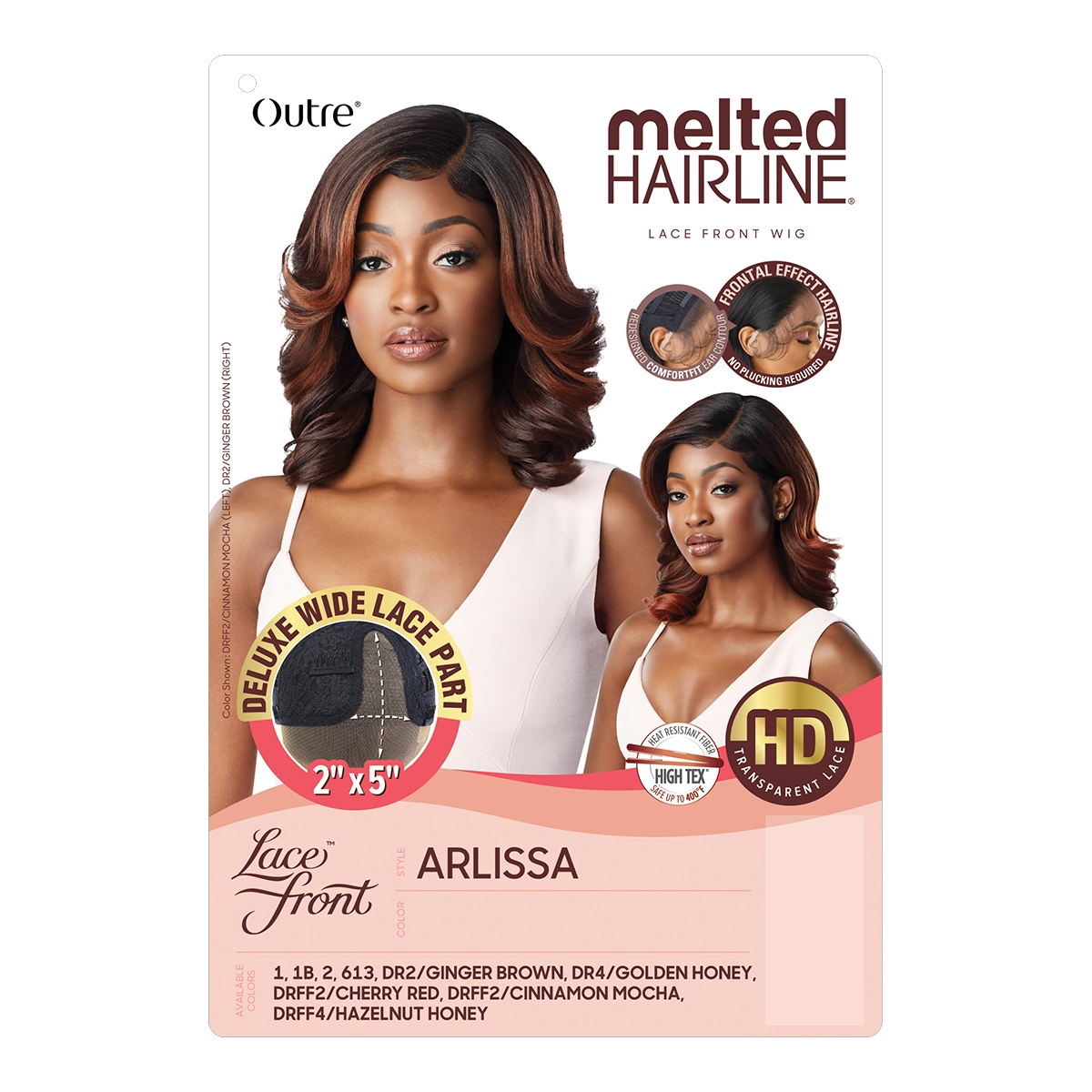 Melted Hairline Synthetic Lace Front Wig Arlissa