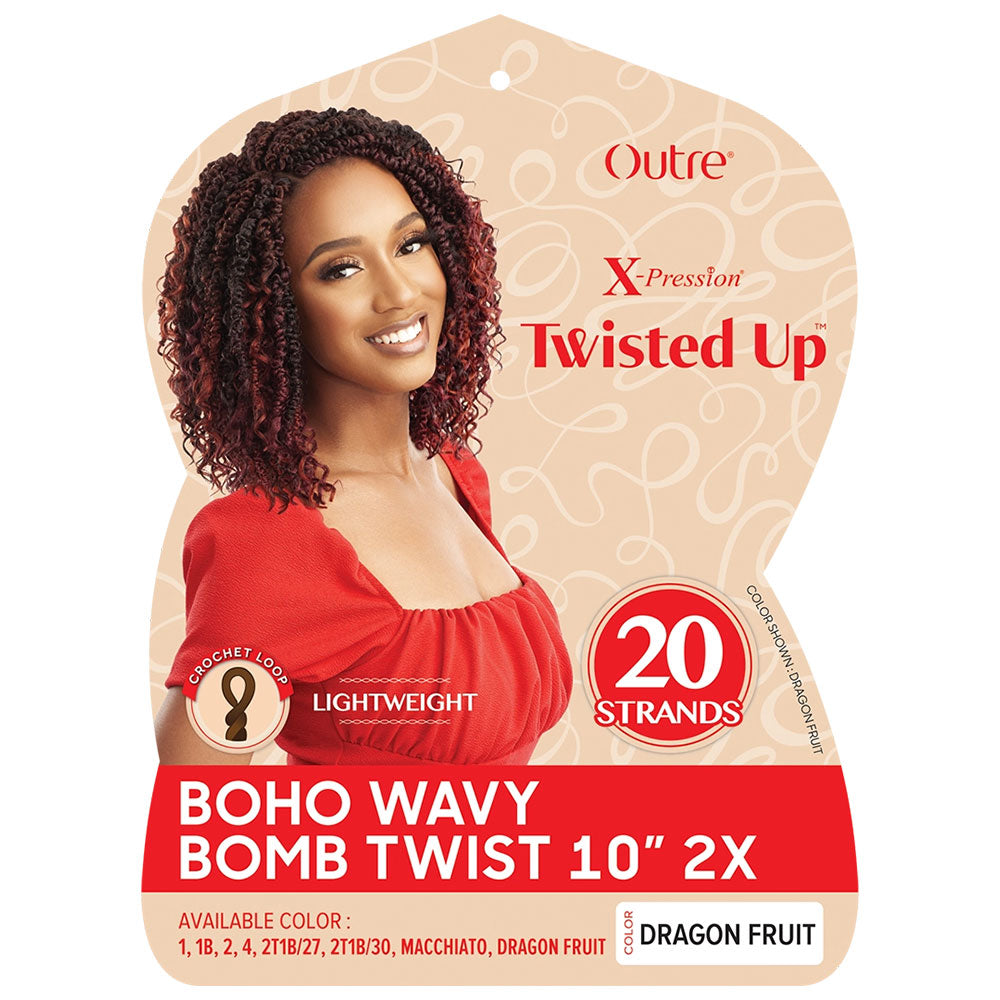 OUTRE X-PRESSION - TWISTED UP - BOHO ONDULÉ BOMBTWIST 10" 2X