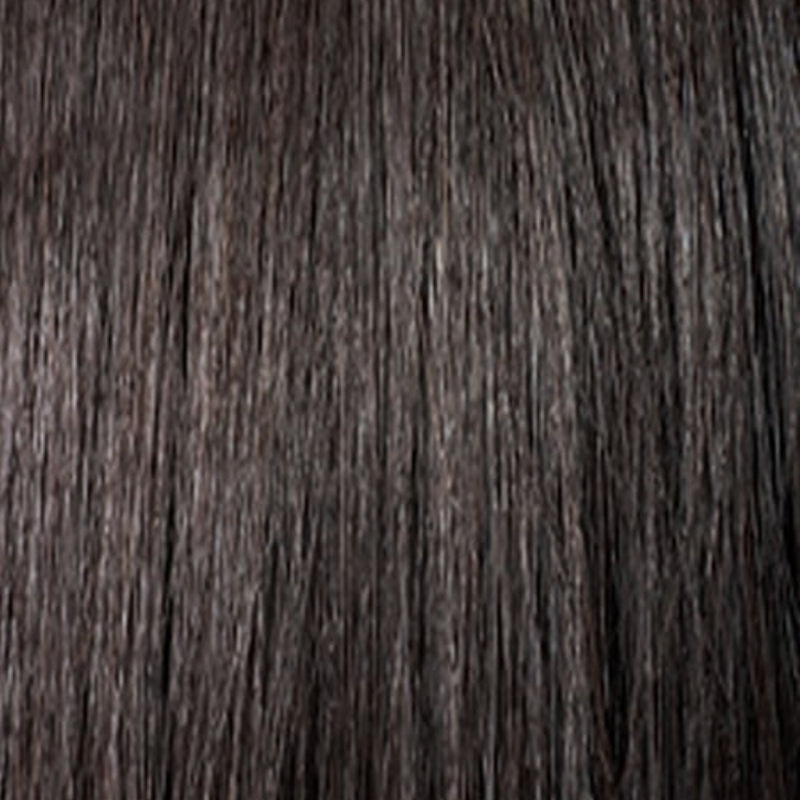 Close-up of OUTRE boho island twist braiding hair in dark natural brown color texture