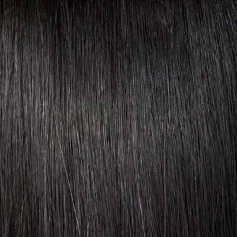 OUTRE boho island twist braiding hair in natural black texture close-up