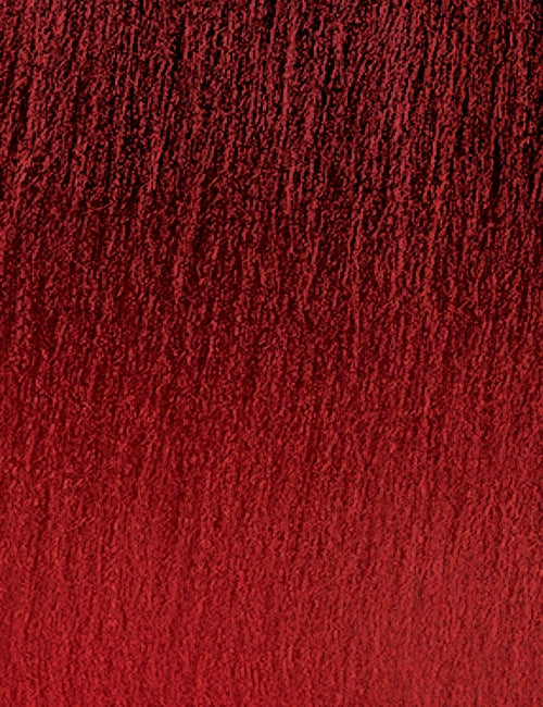 OUTRE jumbo braid hair extensions in vibrant red and black ombre color blend